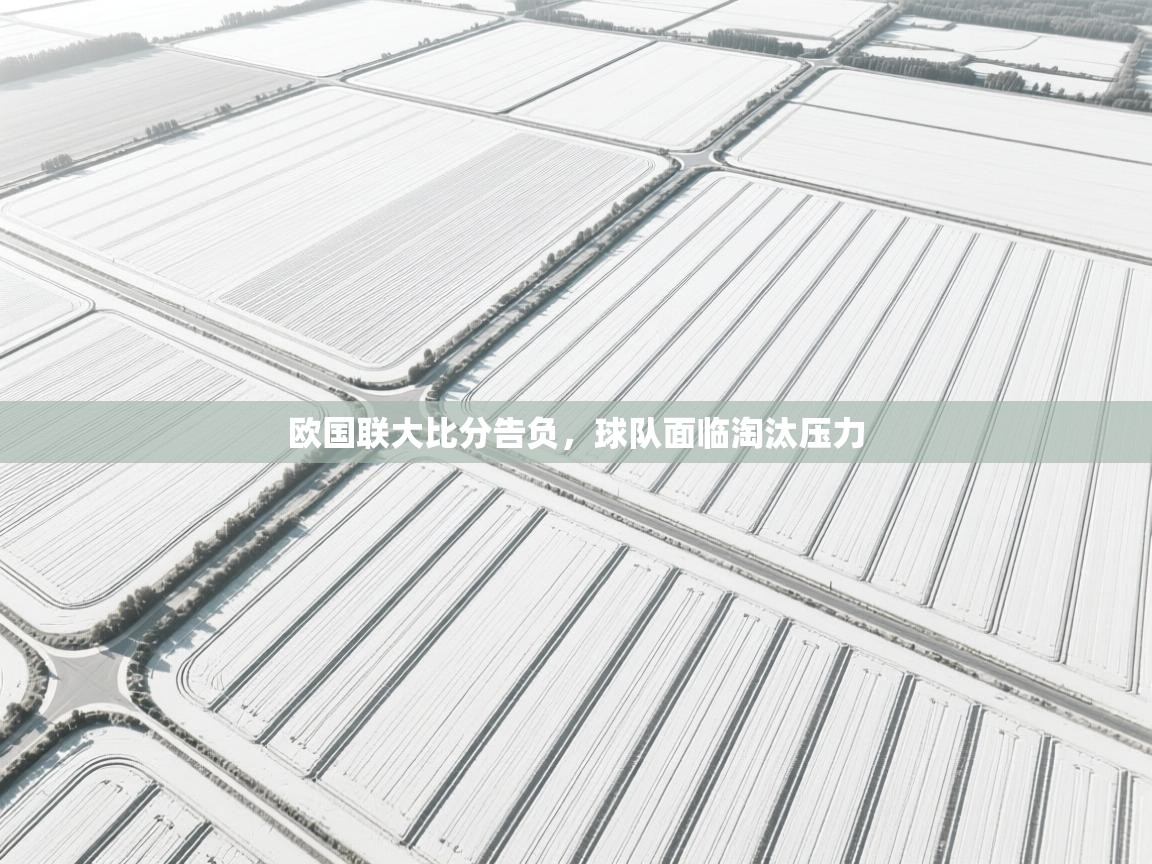 欧国联大比分告负，球队面临淘汰压力  第2张